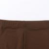 imageNoomelfish Girls Ripped Leggings Stretch Cutout Distressed Yoga Pants512 YearsBrown