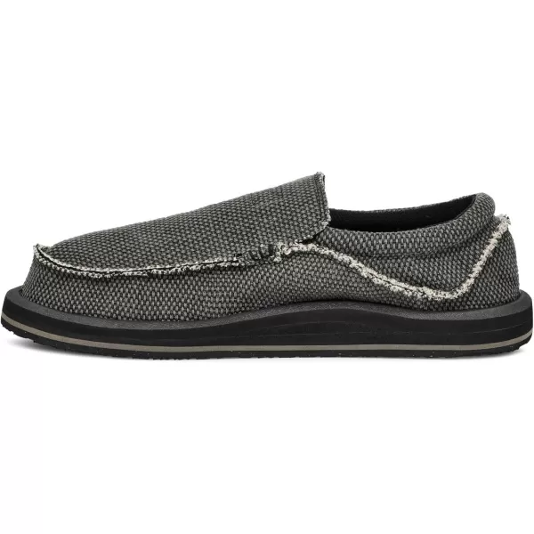 Sanuk Mens Chiba LoaferBlack 1