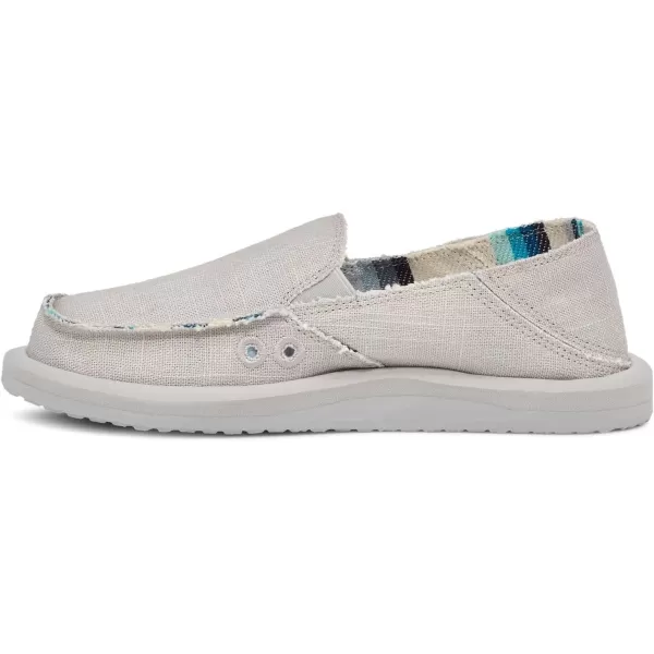 Sanuk Womens Donna Hemp Loafer FlatGrey