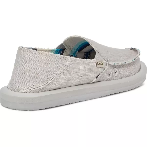 Sanuk Womens Donna Hemp Loafer FlatGrey