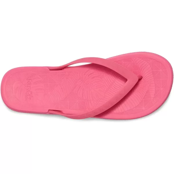 Sanuk Womens Funshine FlipFlopHot Pink