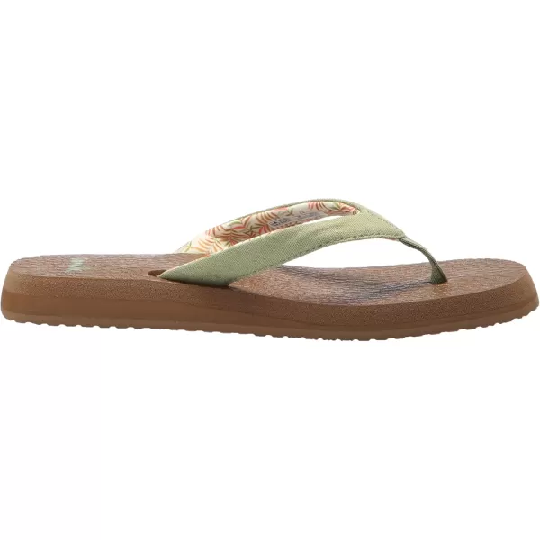 Sanuk Womens Yoga Paradise 2Sage Paradise Palms