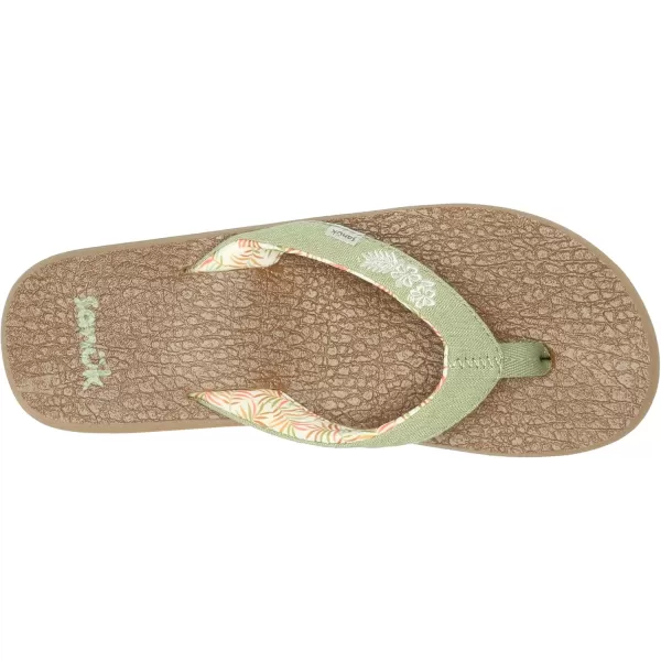 Sanuk Womens Yoga Paradise 2Sage Paradise Palms