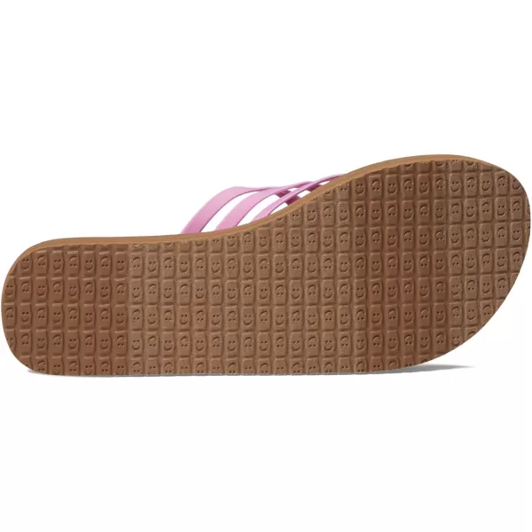Sanuk Womens Yoga Sandy FlipFlopLilac Chiffon