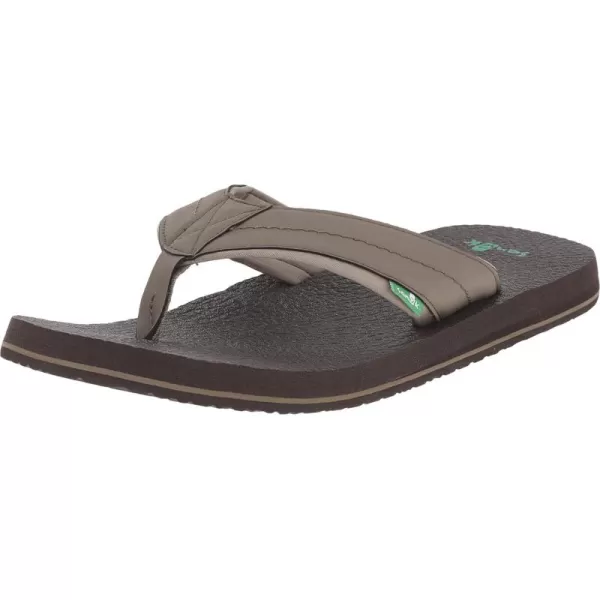 Sanuk Mens Beer Cozy 2 FlipFlopBrindle