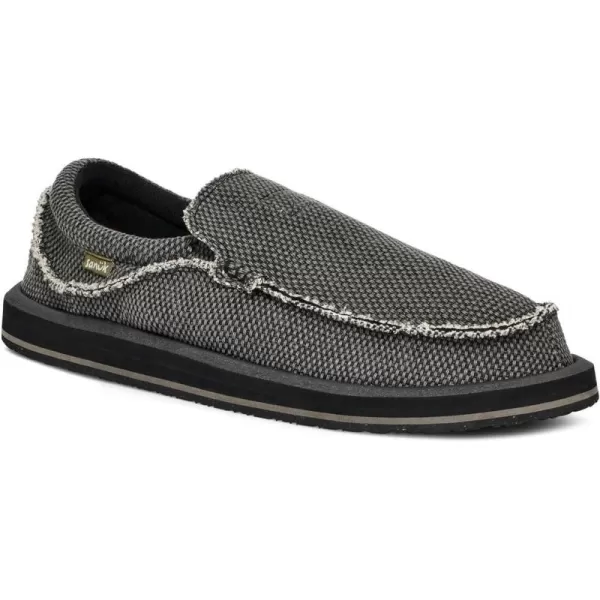 Sanuk Mens Chiba LoaferBlack 1