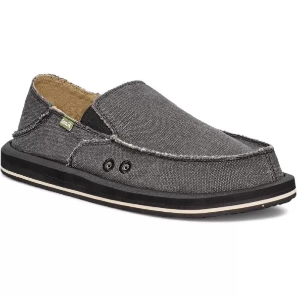 Sanuk Mens Donny SWS LoaferCharcoal
