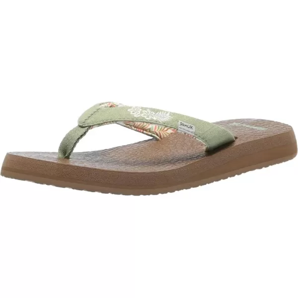 Sanuk Womens Yoga Paradise 2Sage Paradise Palms