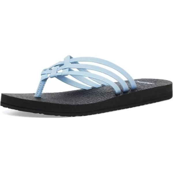 Sanuk Womens Yoga Sandy FlipFlopClear Sky