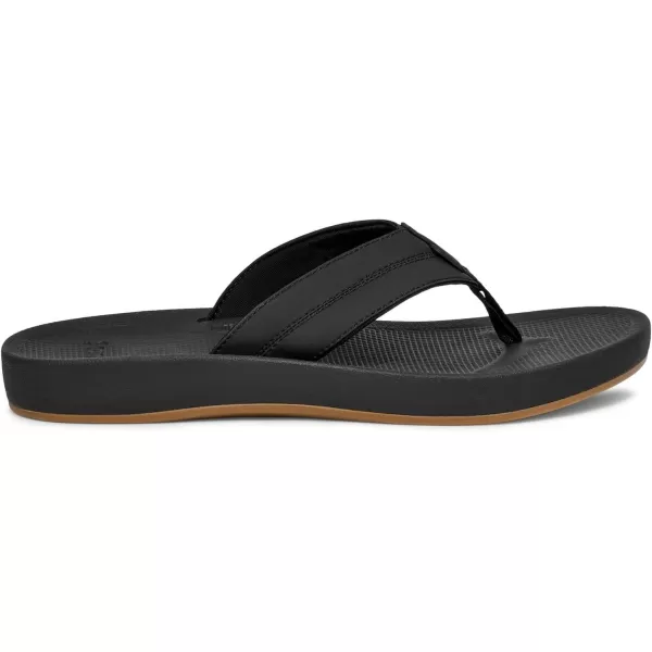 Sanuk Mens Cosmic Coast FlipFlopBlack