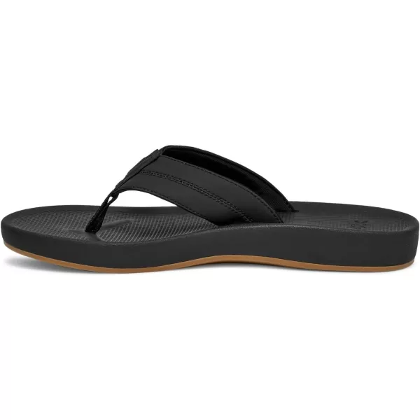 Sanuk Mens Cosmic Coast FlipFlopBlack
