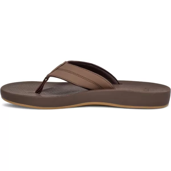 Sanuk Mens Cosmic Coast FlipFlopBrown