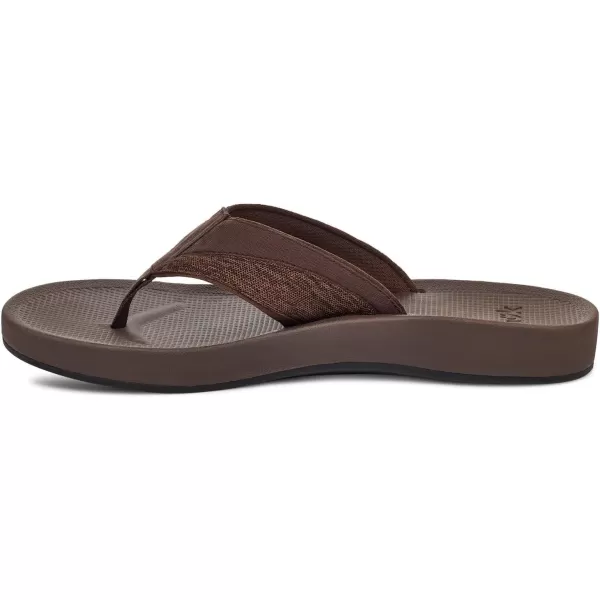 Sanuk Mens Cosmic Seas Mesh FlipFlopBrown