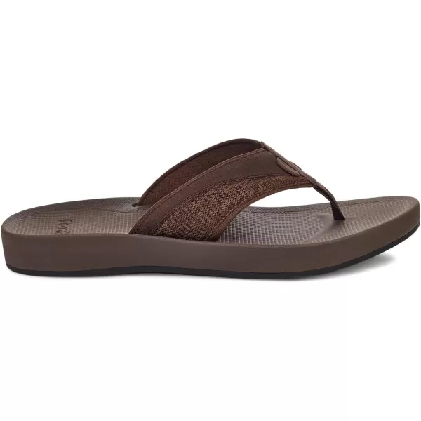 Sanuk Mens Cosmic Seas Mesh FlipFlopBrown