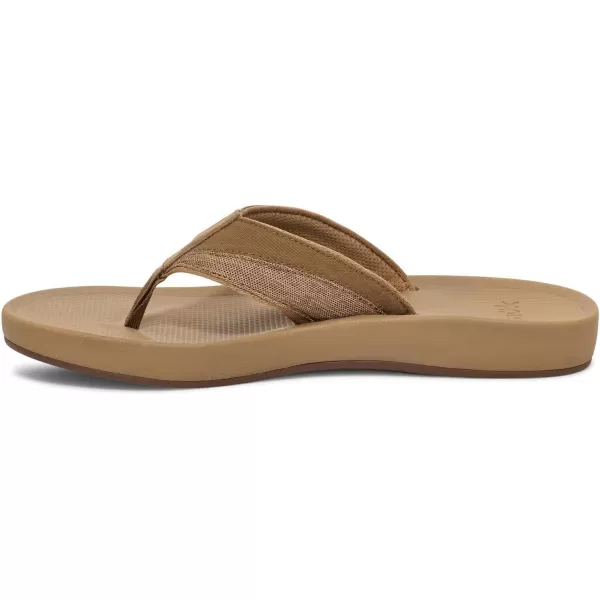 Sanuk Mens Cosmic Seas Mesh FlipFlopTan