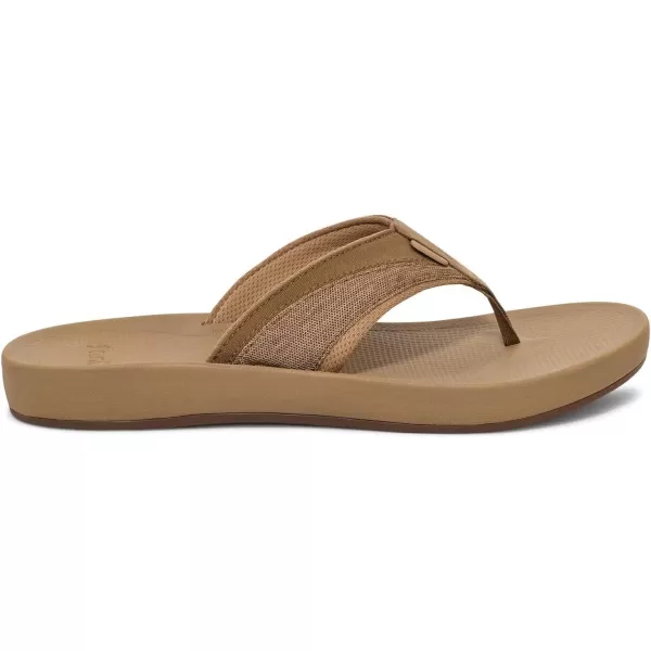 Sanuk Mens Cosmic Seas Mesh FlipFlopTan