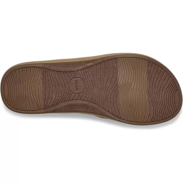 Sanuk Mens Cosmic Seas Mesh FlipFlopTan