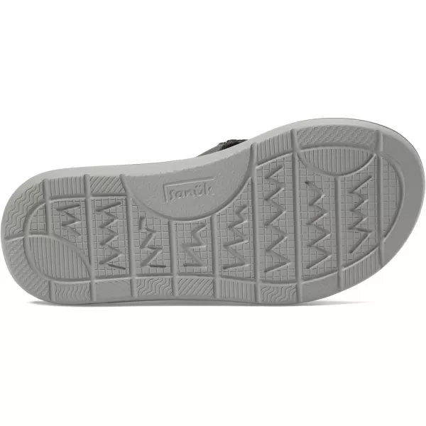 Sanuk Mens Rippah Sl FlipFlopCharcoal