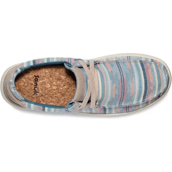 Sanuk Mens Shaka Lite 2 Blanket LoaferBlue Multi