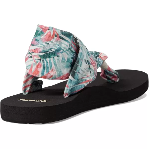 Sanuk Sling Soft TopWatercolor Palm Pink Multi
