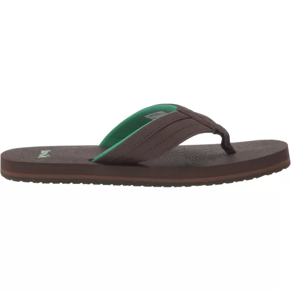 Sanuk UnisexChild Ziggy FlipFlopBrown