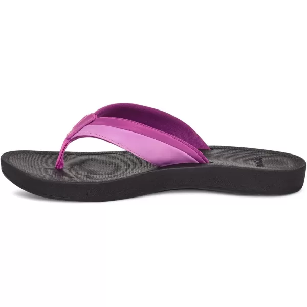 Sanuk Womens Cosmic Aquarius 2 FlipFlopPurple Rosebud