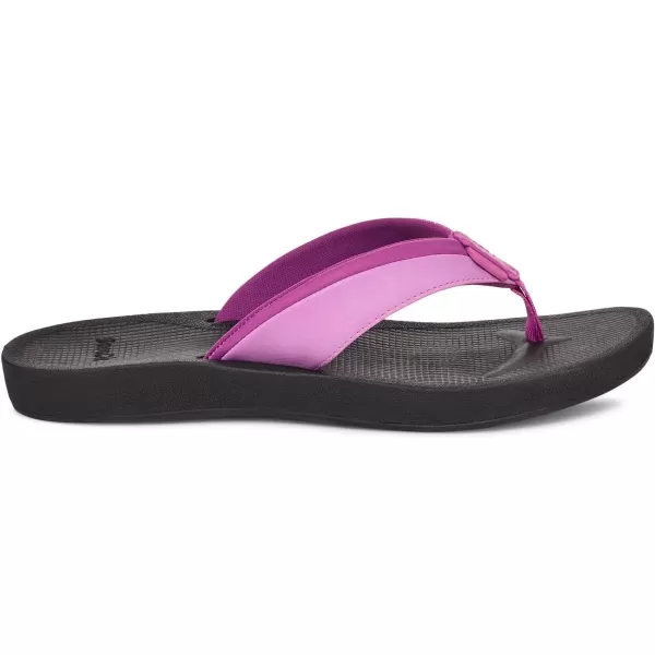 Sanuk Womens Cosmic Aquarius 2 FlipFlopPurple Rosebud