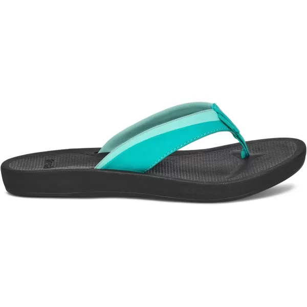 Sanuk Womens Cosmic Aquarius 2 FlipFlopTurquoise