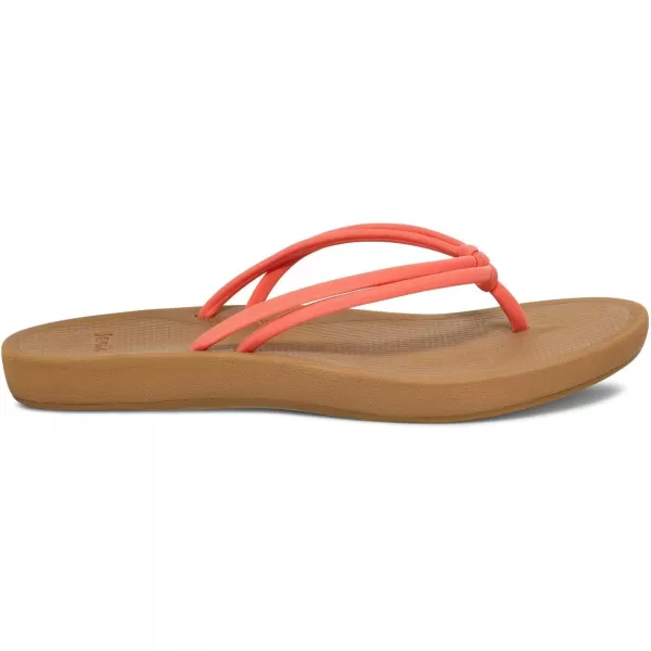 Sanuk Womens Cosmic Sands FlipFlopFusion Coral