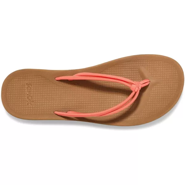 Sanuk Womens Cosmic Sands FlipFlopFusion Coral