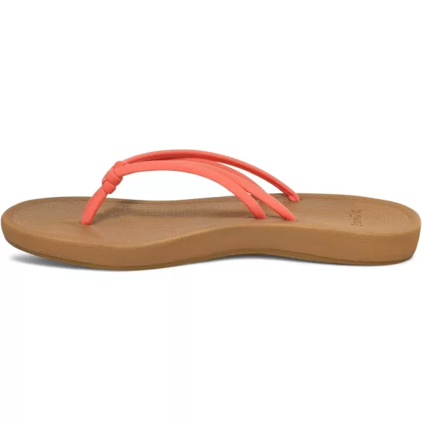Sanuk Womens Cosmic Sands FlipFlopFusion Coral