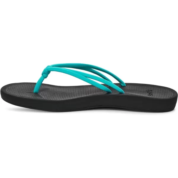 Sanuk Womens Cosmic Sands FlipFlopTurquoise