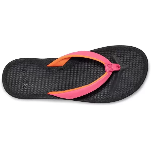 Sanuk Womens Cosmic Shores FlipFlopHot Pink