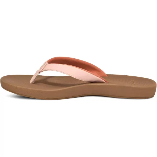 Sanuk Womens Cosmic Shores FlipFlopPeachy Keen