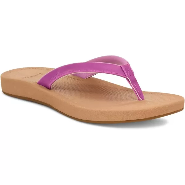 Sanuk Womens Cosmic Shores FlipFlopPurple Rosebud