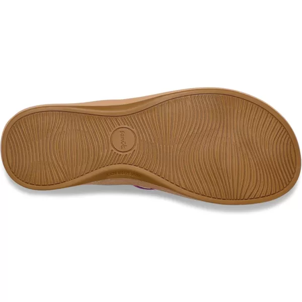 Sanuk Womens Cosmic Shores FlipFlopPurple Rosebud