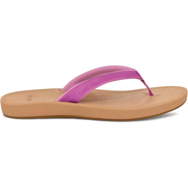 Sanuk Womens Cosmic Shores FlipFlopPurple Rosebud
