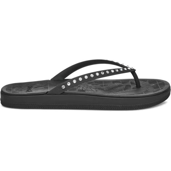 Sanuk Womens Funshine Gem FlipFlopBlack