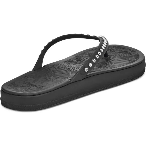 Sanuk Womens Funshine Gem FlipFlopBlack