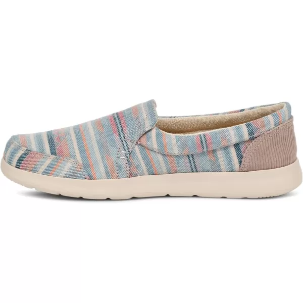 Sanuk Womens Hangout Lite Blanket Loafer FlatBlue Multi