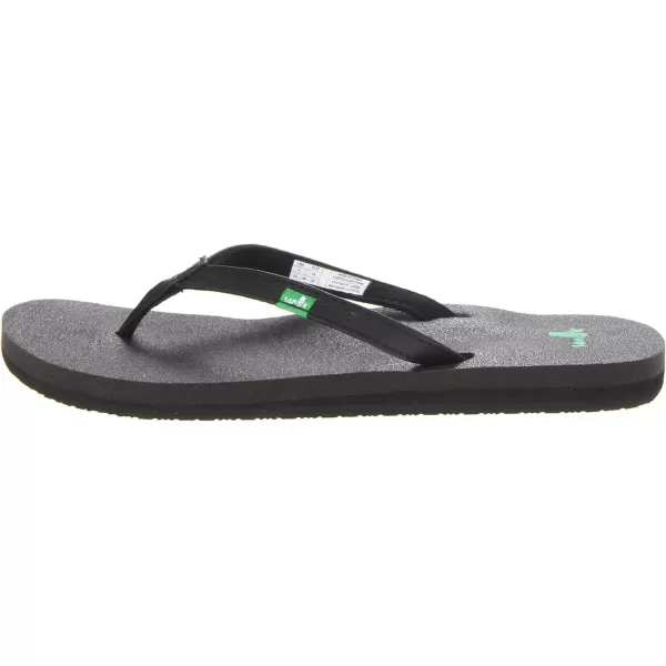 Sanuk Womens Yoga Joy Sparkle FlipFlopBlack