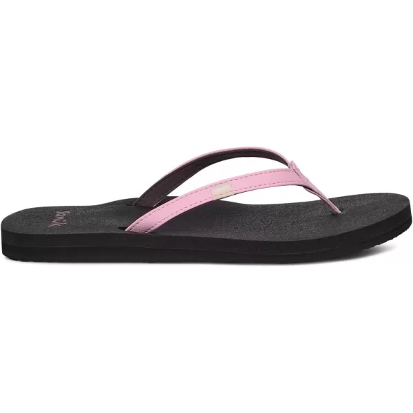 Sanuk Womens Yoga Joy Sparkle FlipFlopFragrant Lilac