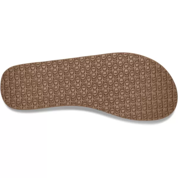 Sanuk Womens Yoga Joy Vintage Floral FlipFlopAqua Splash