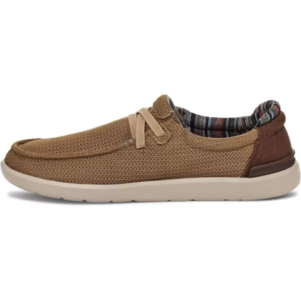 Sanuk mens Shaka Lite 2 Knit LoaferKhaki