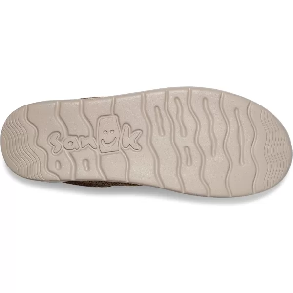 Sanuk mens Shaka Lite 2 Knit LoaferKhaki