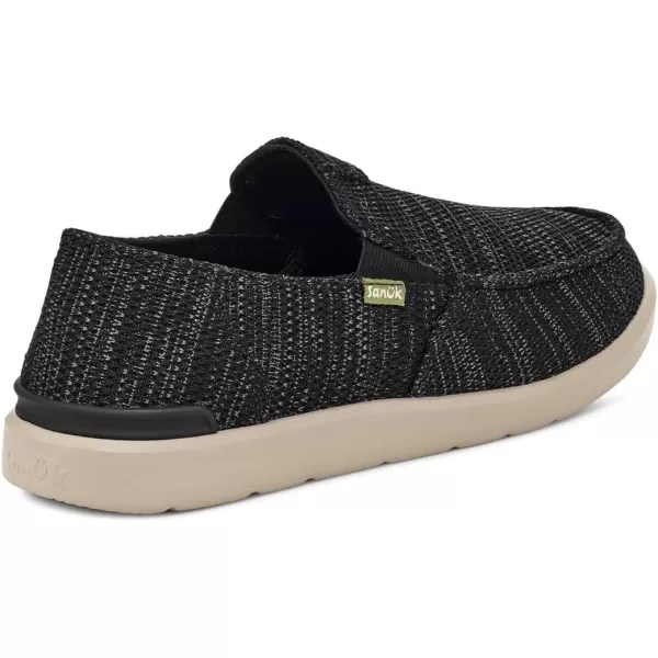 Sanuk mens Tripper Lite 2 Sl Mesh LoaferBlack