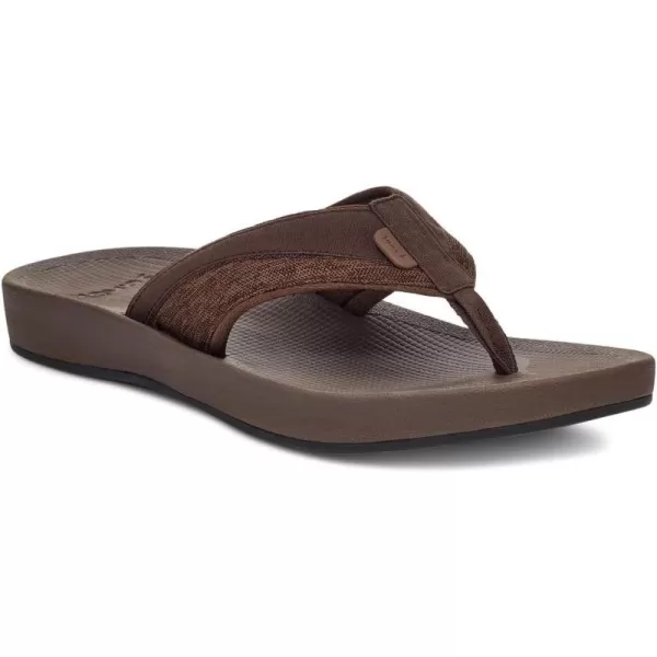 Sanuk Mens Cosmic Seas Mesh FlipFlopBrown