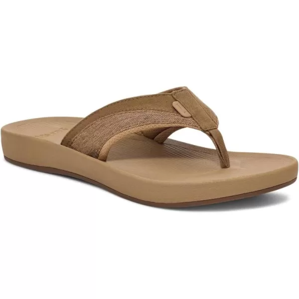 Sanuk Mens Cosmic Seas Mesh FlipFlopTan