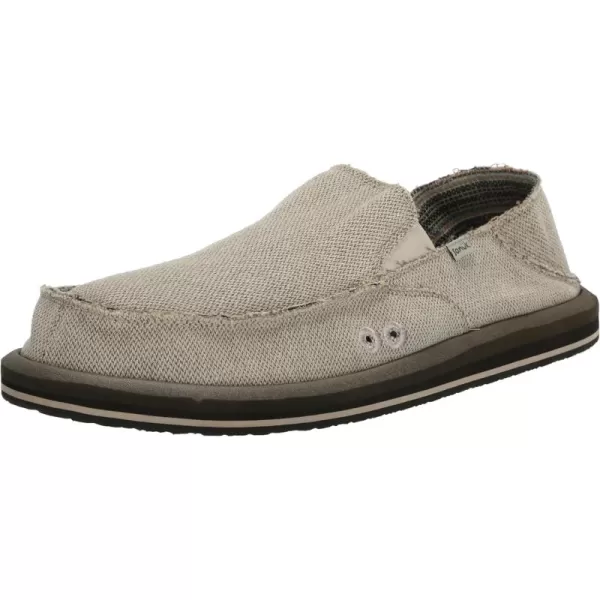 Sanuk Mens Donny Hemp TwoTone LoaferNatural