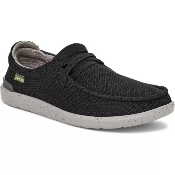 Sanuk Mens Shaka Lite 2 Sl Mesh LoaferBlack